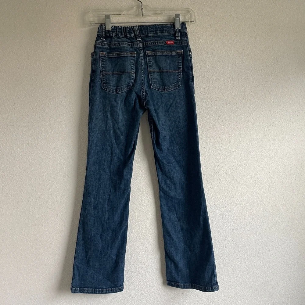 Wrangler Girls‎ 14 Slim Fit Blue Denim Jeans Preppy Stylish Casual Western Cute